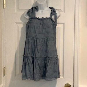 Altar’d State Blue Babydoll Dress Medium